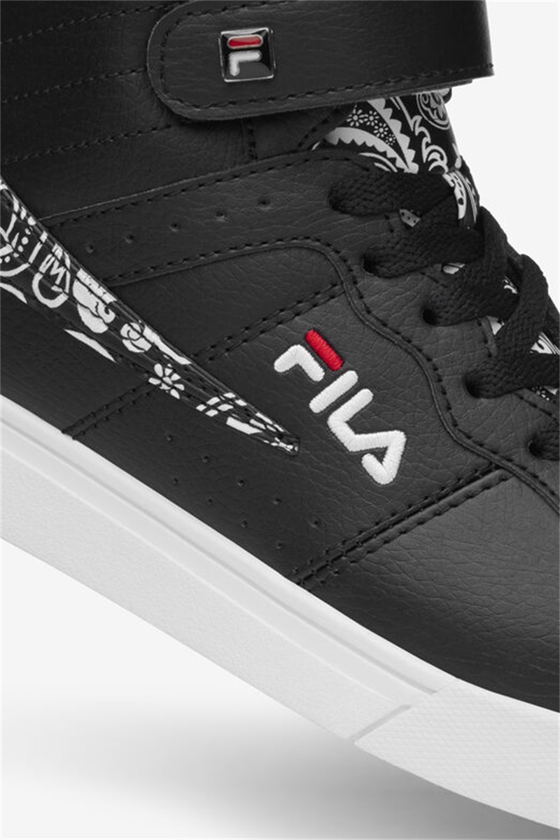 Black / White / Red Women's Fila Vulc 13 Rg Shoes | Saudi Arabia-034152