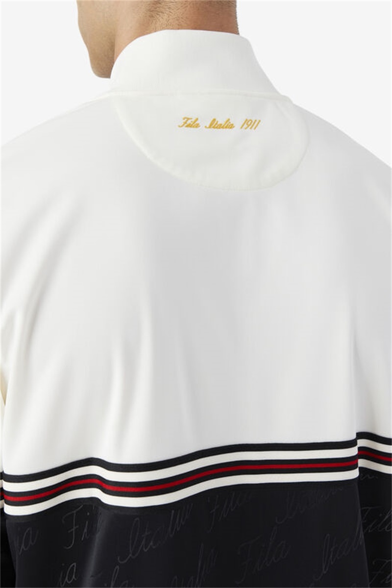 Black / Yellow Men's Fila Ridd Track Jackets | Saudi Arabia-403261