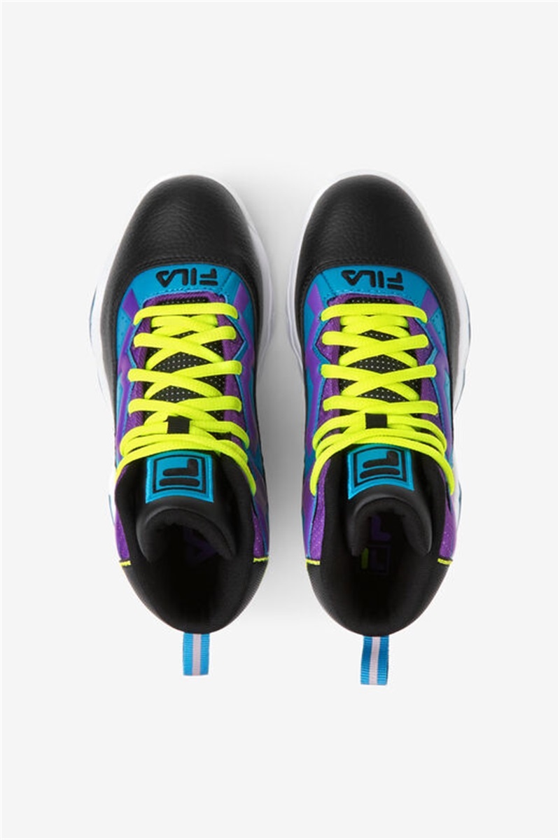 Black / Yellow / Purple Kids' Fila MB Shoes | Saudi Arabia-654102