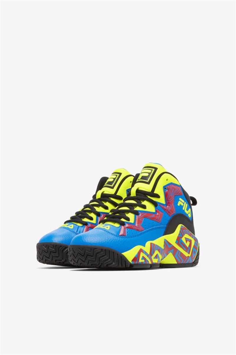 Black / Yellow / Red Kids' Fila MB Shoes | Saudi Arabia-713265