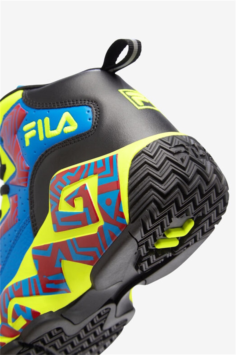 Black / Yellow / Red Kids' Fila MB Shoes | Saudi Arabia-713265