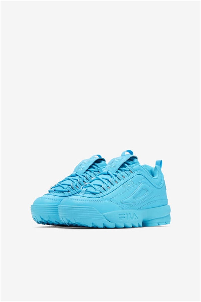 Blue Kids' Fila Disruptor 2 Premium Shoes | Saudi Arabia-709416