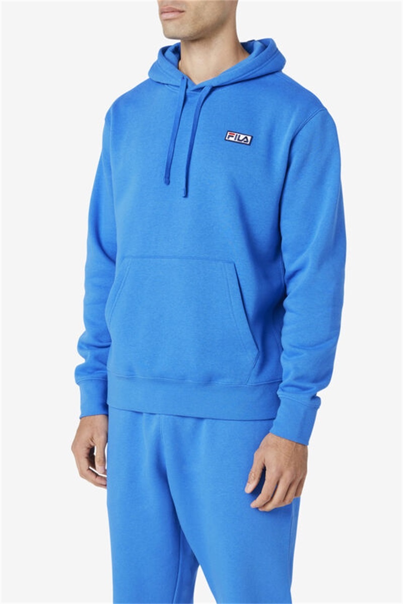 Blue Men's Fila Algot Hoodie | Saudi Arabia-018657