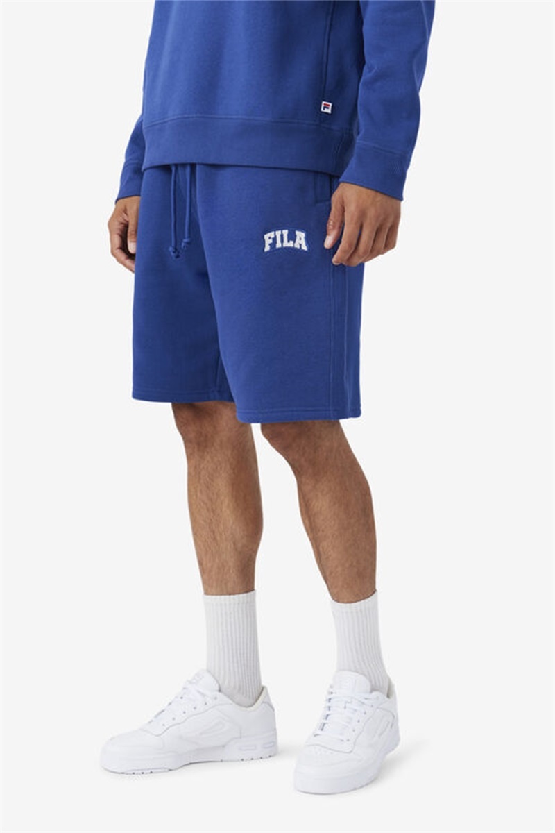 Blue Men's Fila Logan Shorts | Saudi Arabia-093857