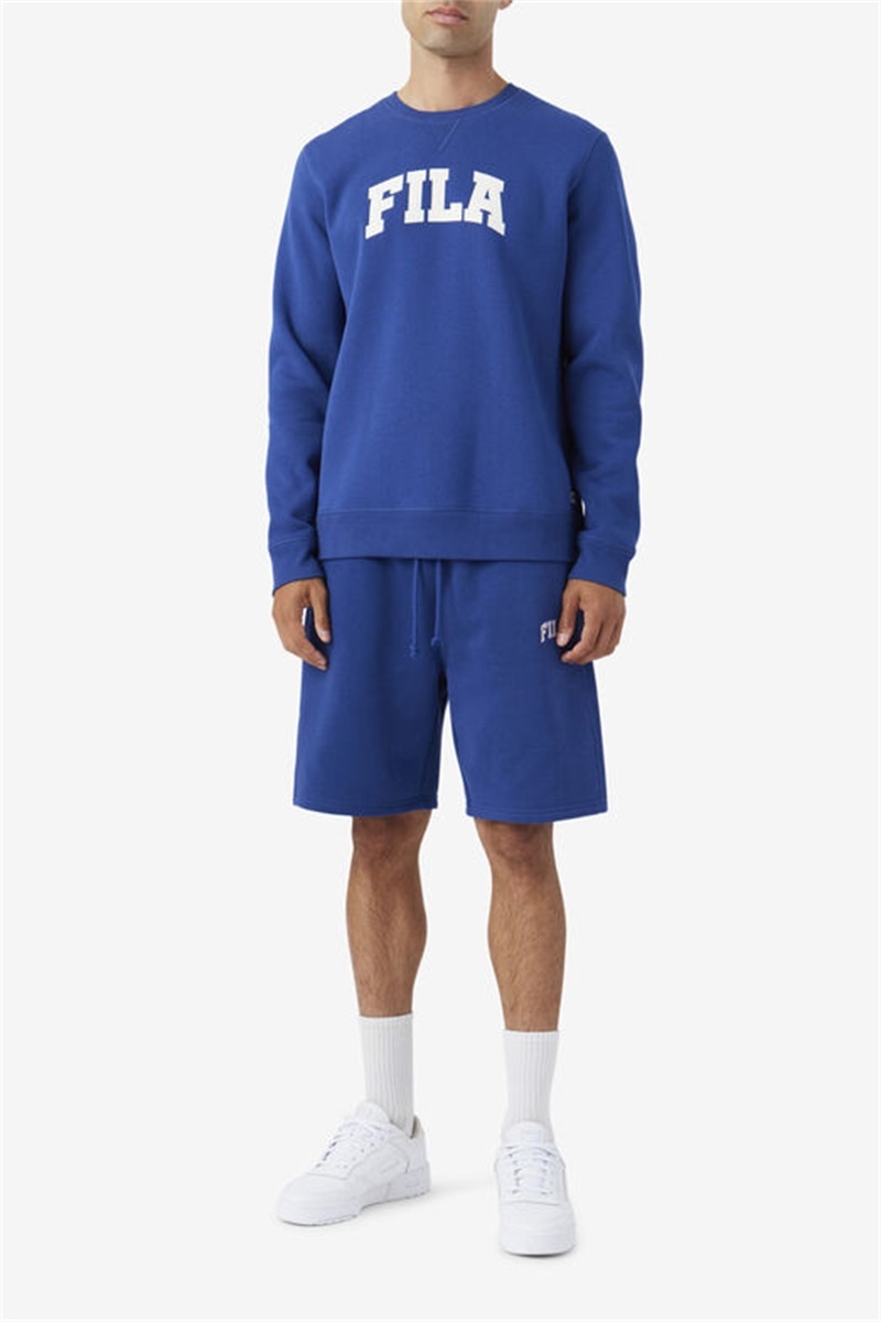 Blue Men's Fila Logan Shorts | Saudi Arabia-093857