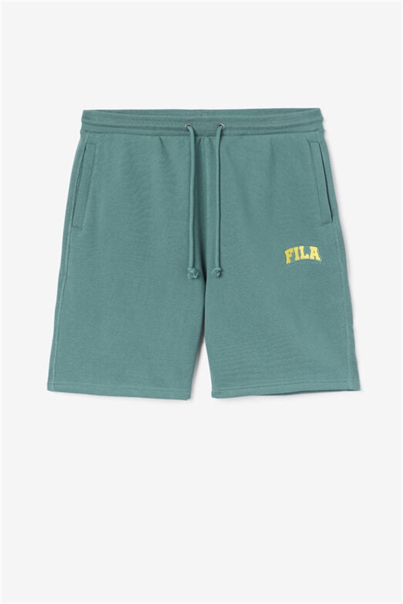 Blue Men\'s Fila Logan Shorts | Saudi Arabia-483901