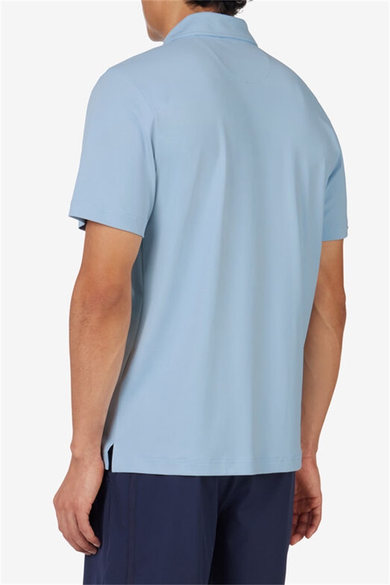 Blue Men's Fila Match Point Polo Shirts | Saudi Arabia-735289