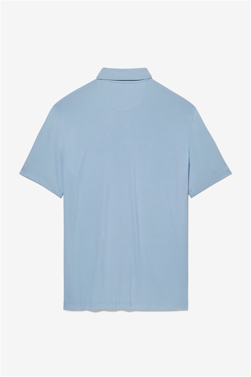 Blue Men's Fila Match Point Polo Shirts | Saudi Arabia-735289