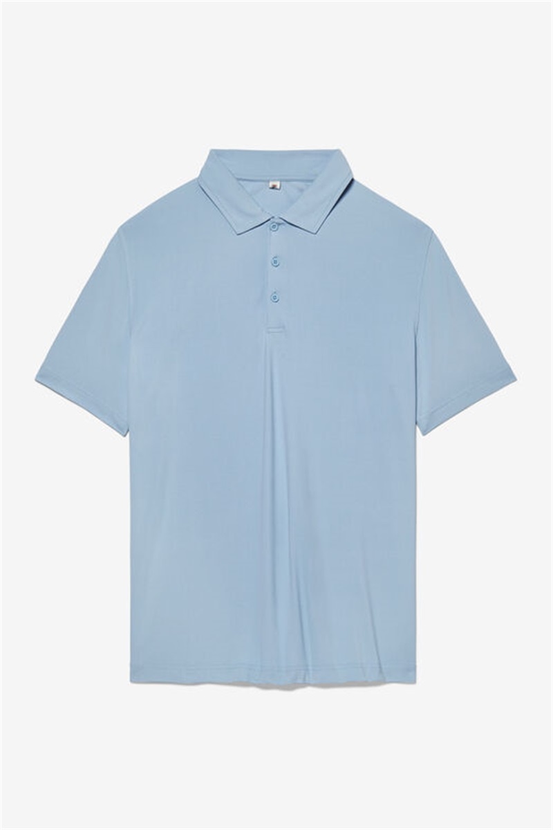 Blue Men\'s Fila Match Point Polo Shirts | Saudi Arabia-735289