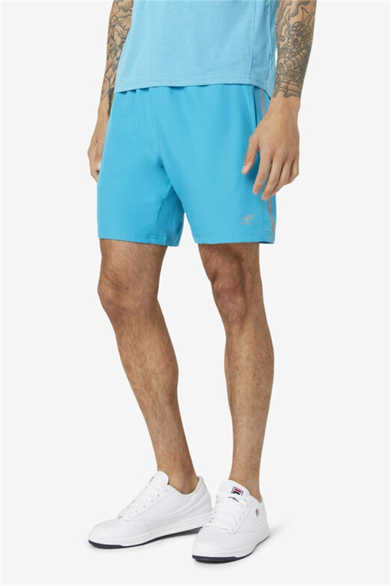 Blue Men's Fila Pickleball Shorts | Saudi Arabia-306259