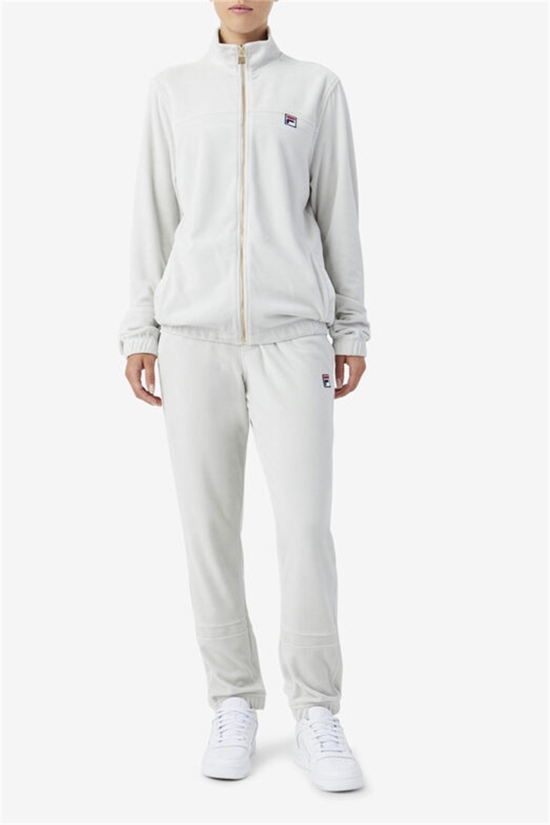 Blue Men's Fila Ravid Velour Pants | Saudi Arabia-291450