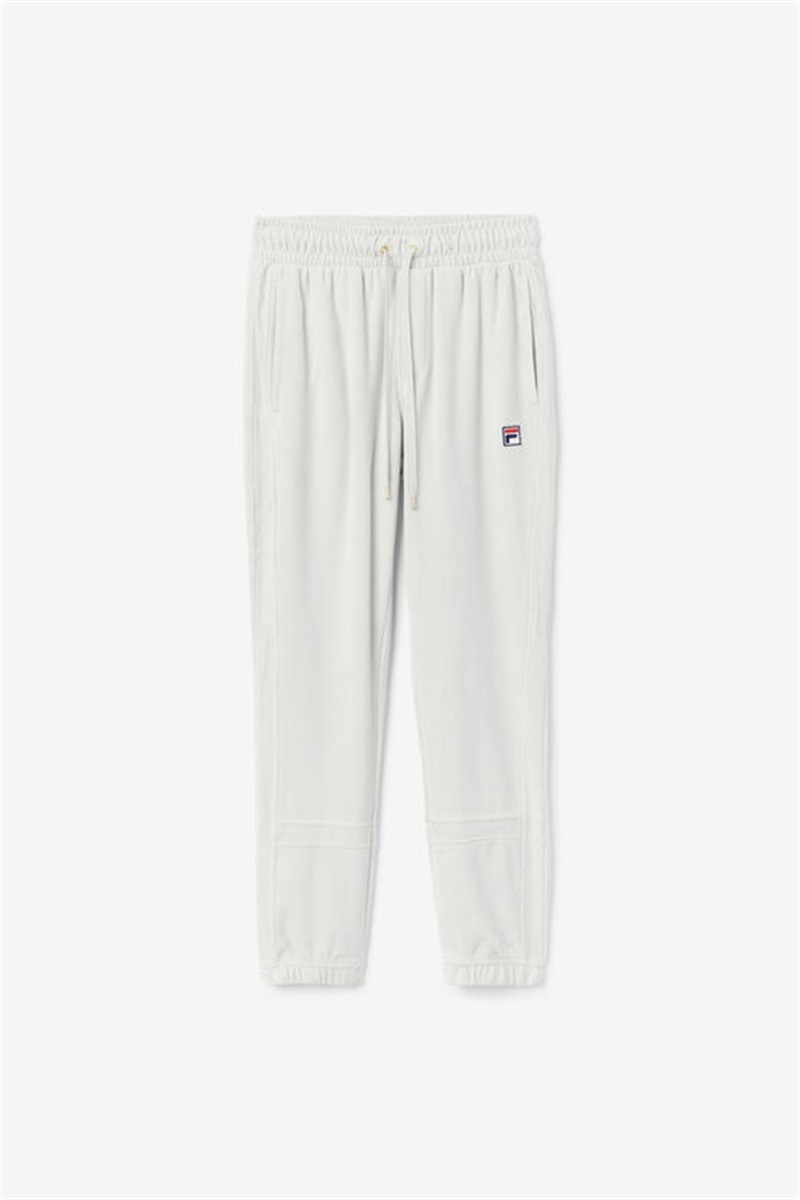 Blue Men\'s Fila Ravid Velour Pants | Saudi Arabia-291450
