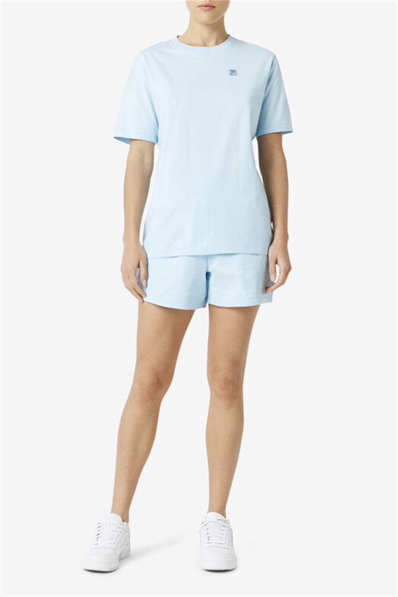 Blue Women's Fila Doran Tee | Saudi Arabia-912653