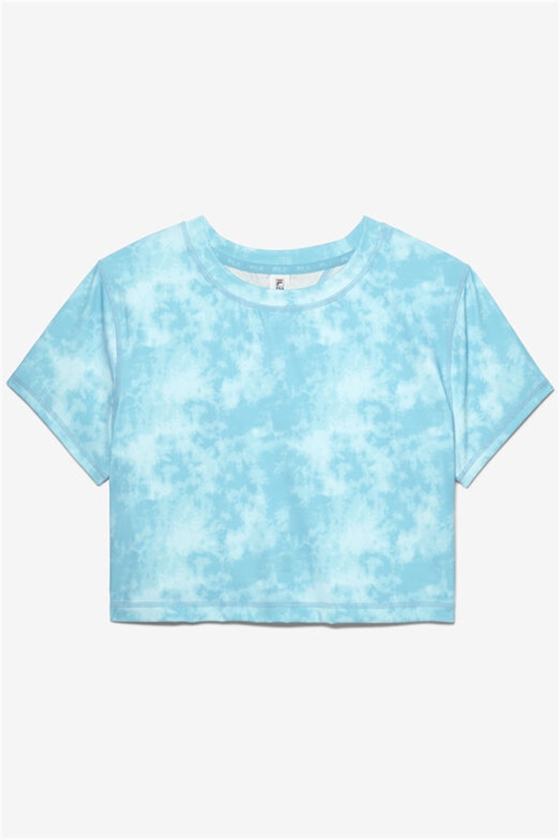 Blue Women\'s Fila Forza Dance Tee | Saudi Arabia-461397