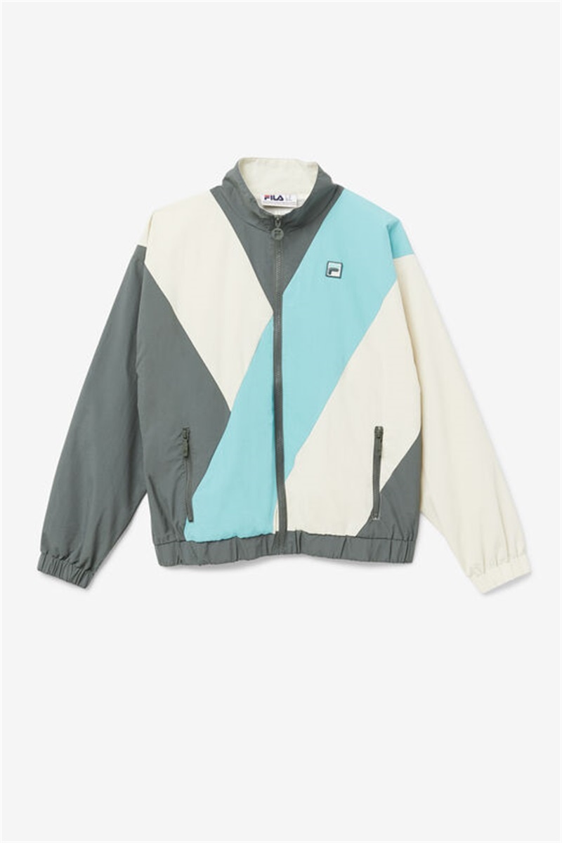 Blue Women\'s Fila Ishani Windbreaker | Saudi Arabia-036871