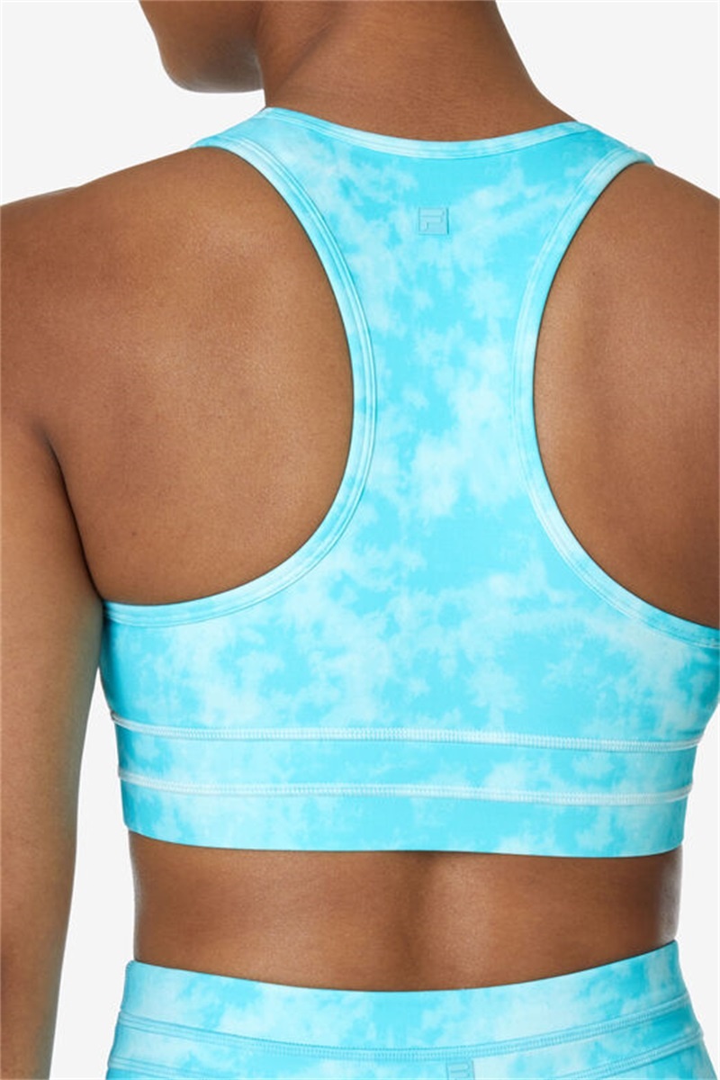 Blue Women's Fila Uplift Dance Top Bras | Saudi Arabia-429758