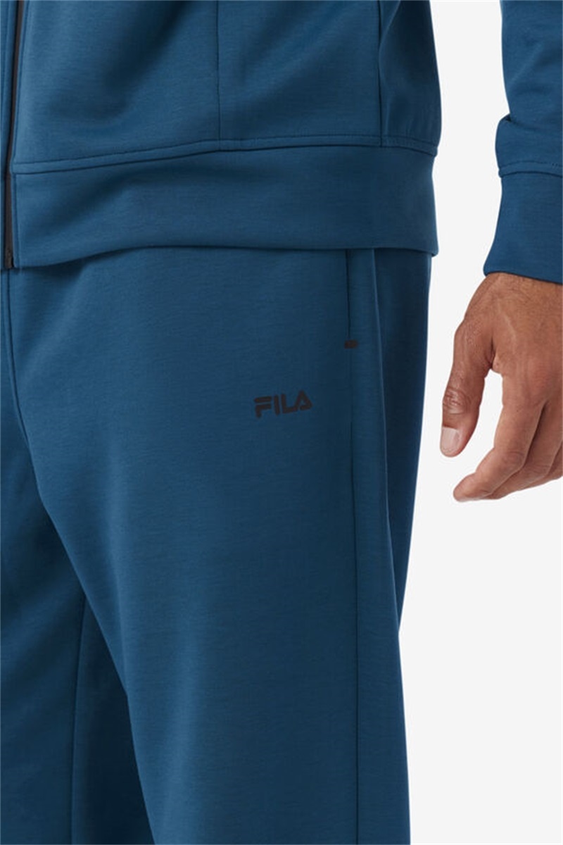 Blue / Black Men's Fila Himmat Joggers | Saudi Arabia-781043