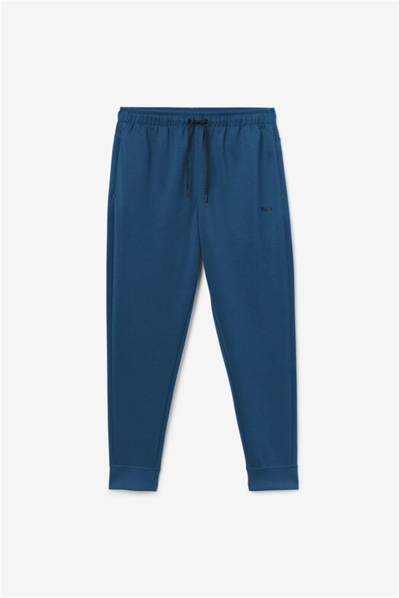 Blue / Black Men\'s Fila Himmat Joggers | Saudi Arabia-781043