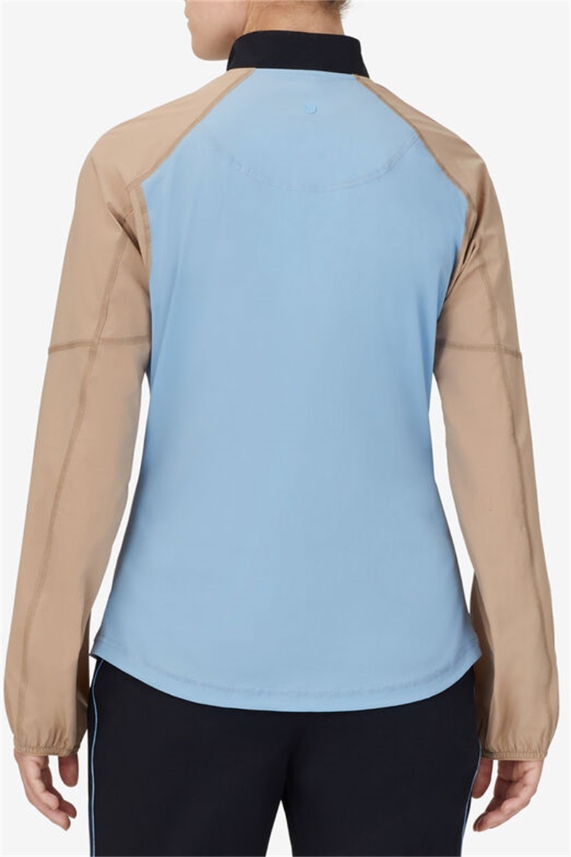 Blue / Black Women's Fila Wild Card Jackets | Saudi Arabia-765394