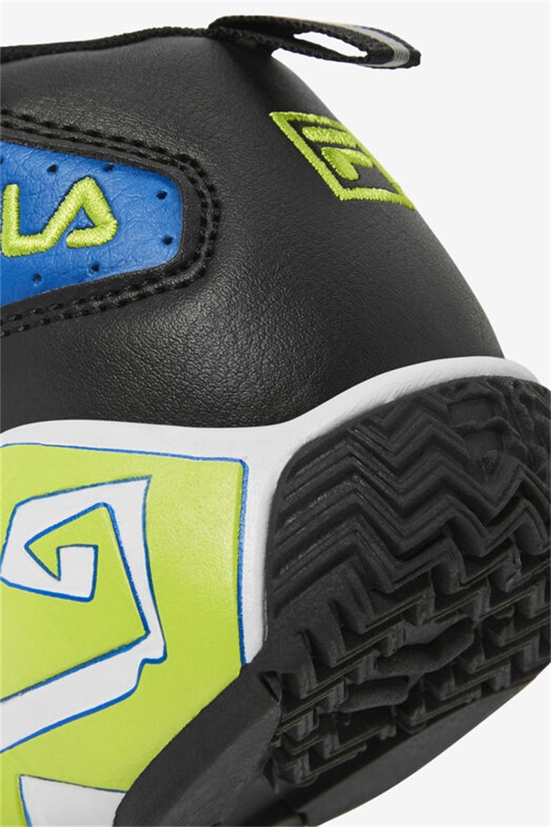 Blue / Black / Light Green Kids' Fila MB Shoes | Saudi Arabia-952180