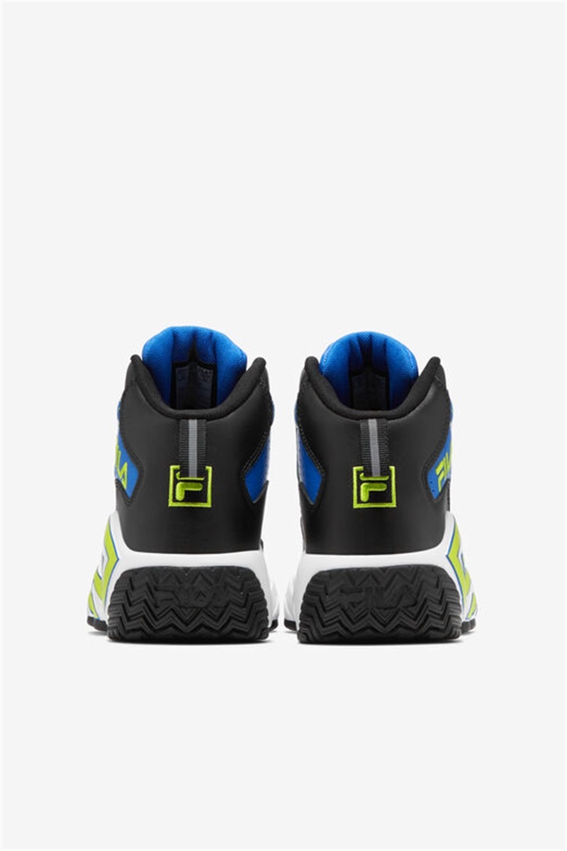 Blue / Black / Light Green Kids' Fila MB Shoes | Saudi Arabia-587349