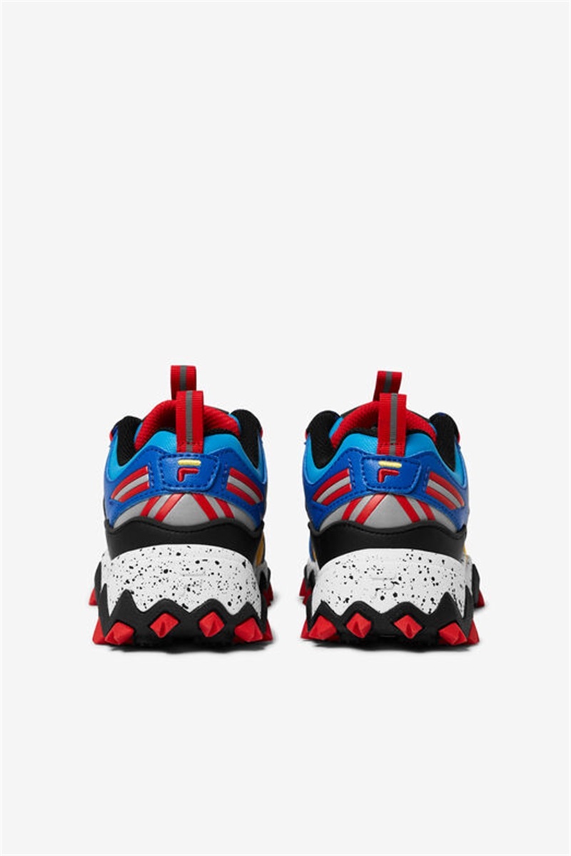 Blue / Blue / Black Kids' Fila Oakmont Tr Shoes | Saudi Arabia-986401