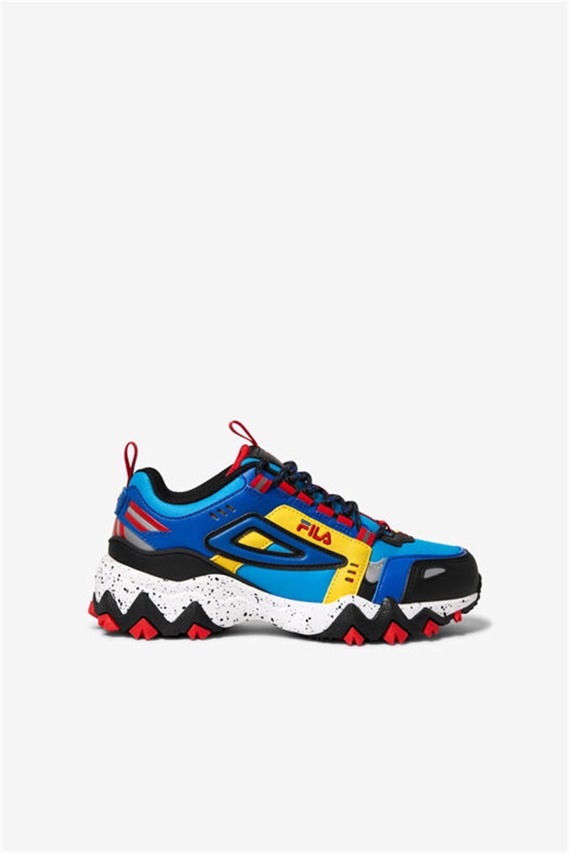 Blue / Blue / Black Kids\' Fila Oakmont Tr Shoes | Saudi Arabia-986401