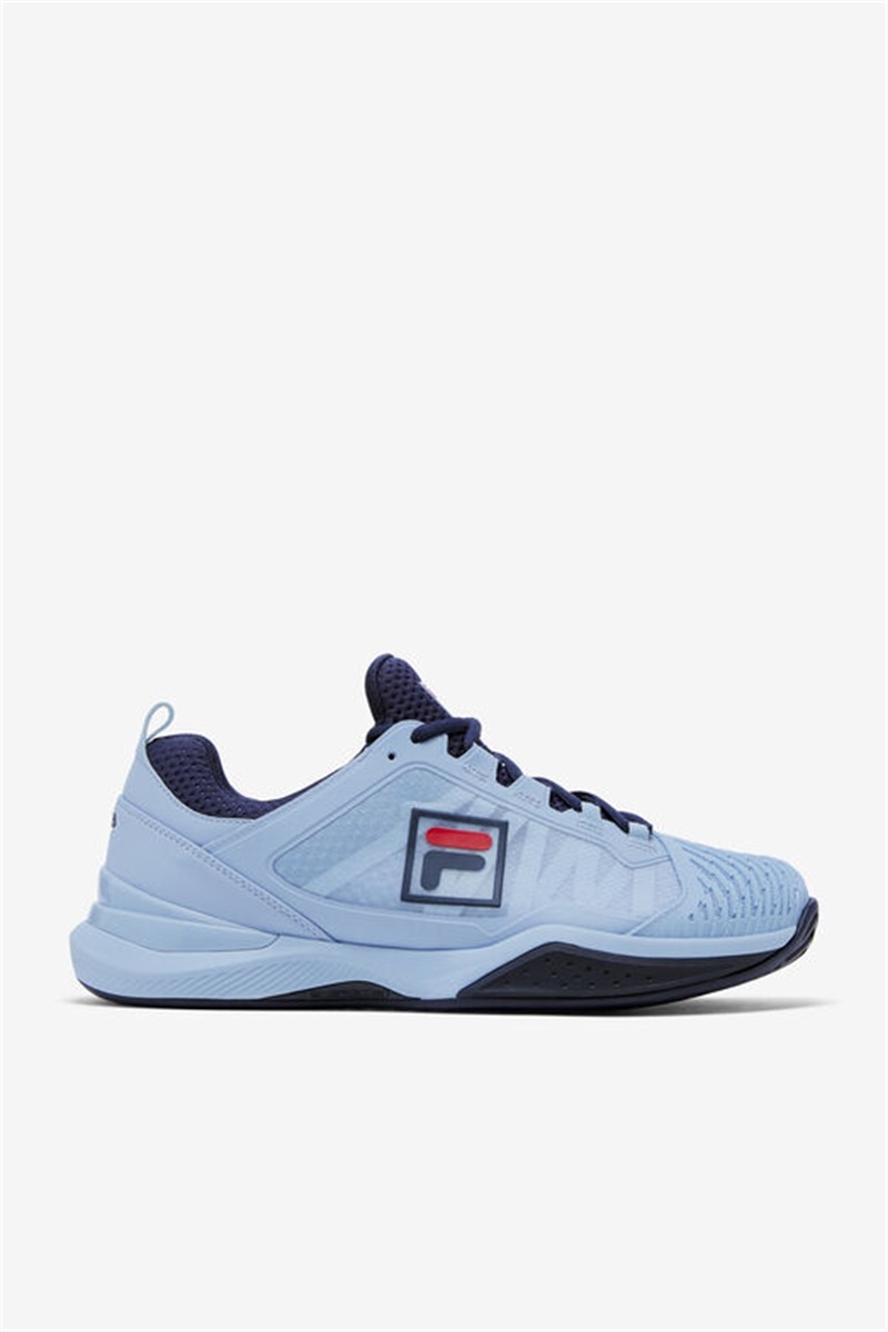 Blue / Navy / Red Men\'s Fila Speedserve Energized Tennis Shoes | Saudi Arabia-329074