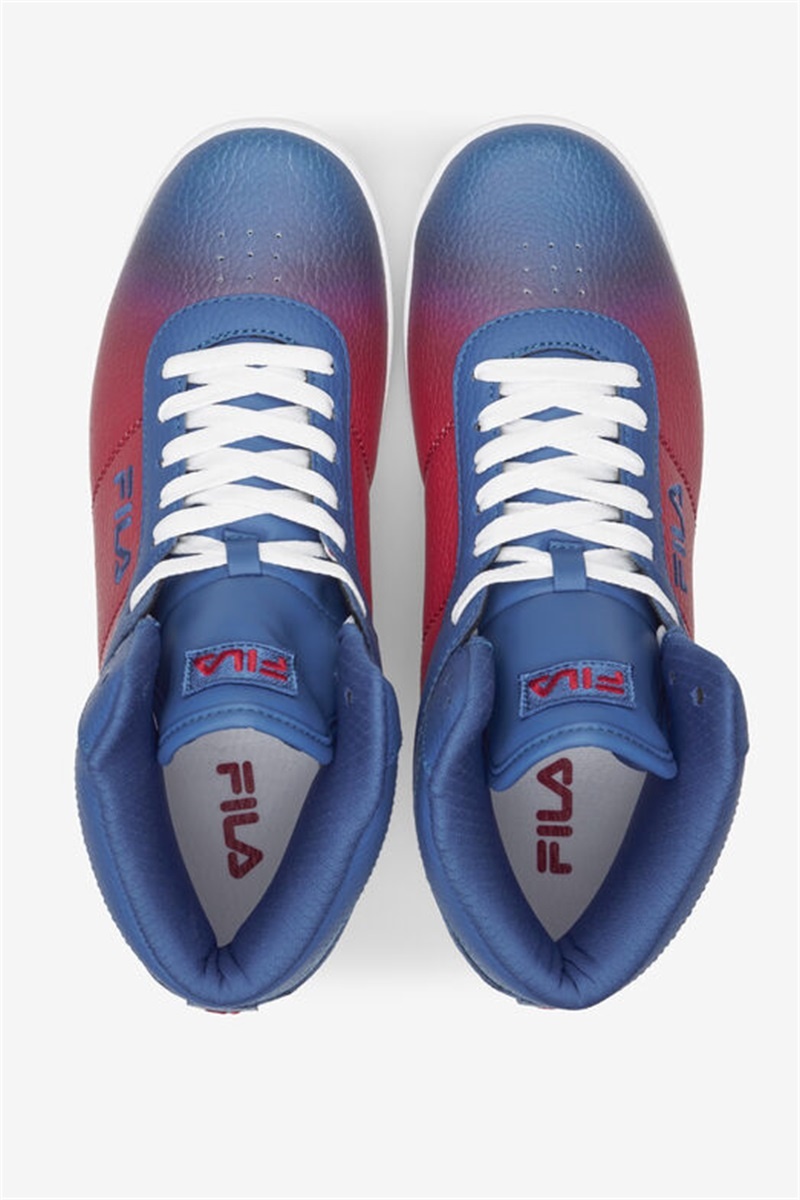 Blue / Red / White Men's Fila Impress Ll Fade Shoes | Saudi Arabia-601492