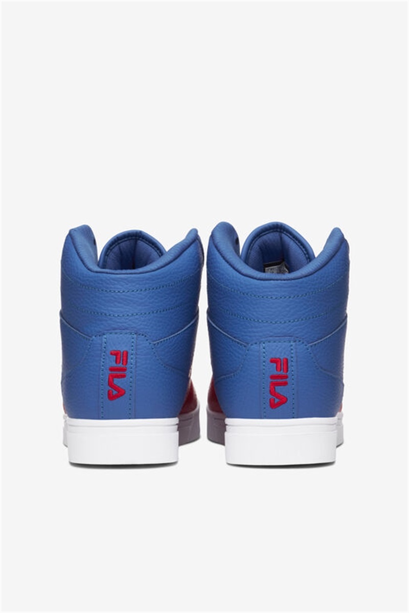 Blue / Red / White Men's Fila Impress Ll Fade Shoes | Saudi Arabia-601492