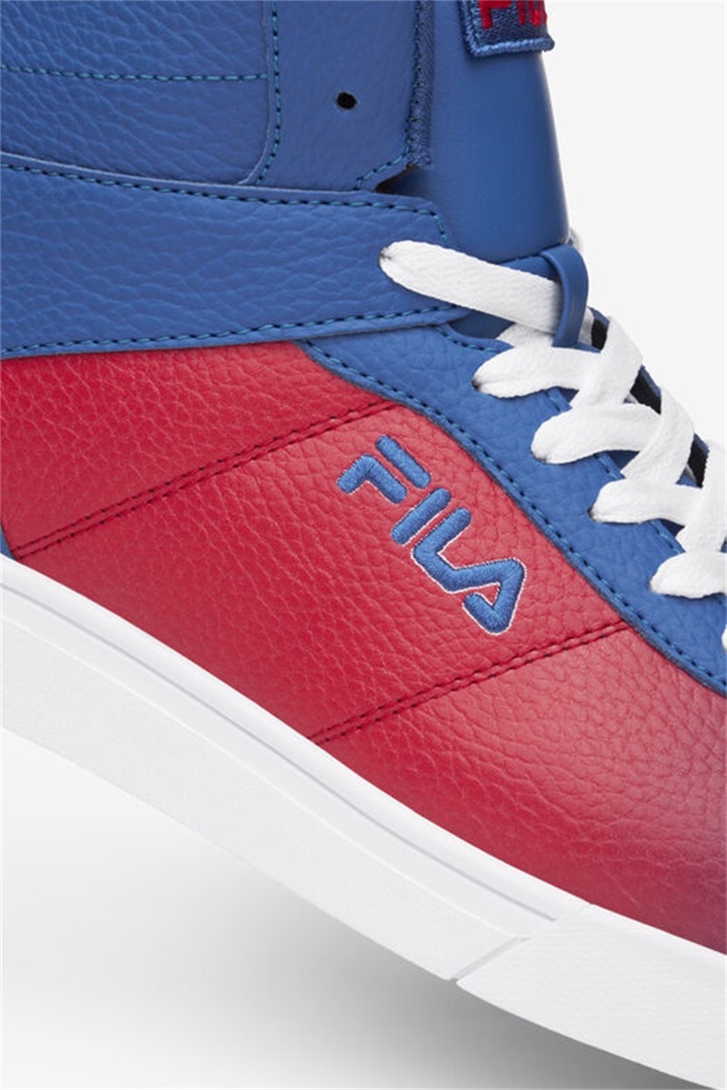 Blue / Red / White Men's Fila Impress Ll Fade Shoes | Saudi Arabia-601492