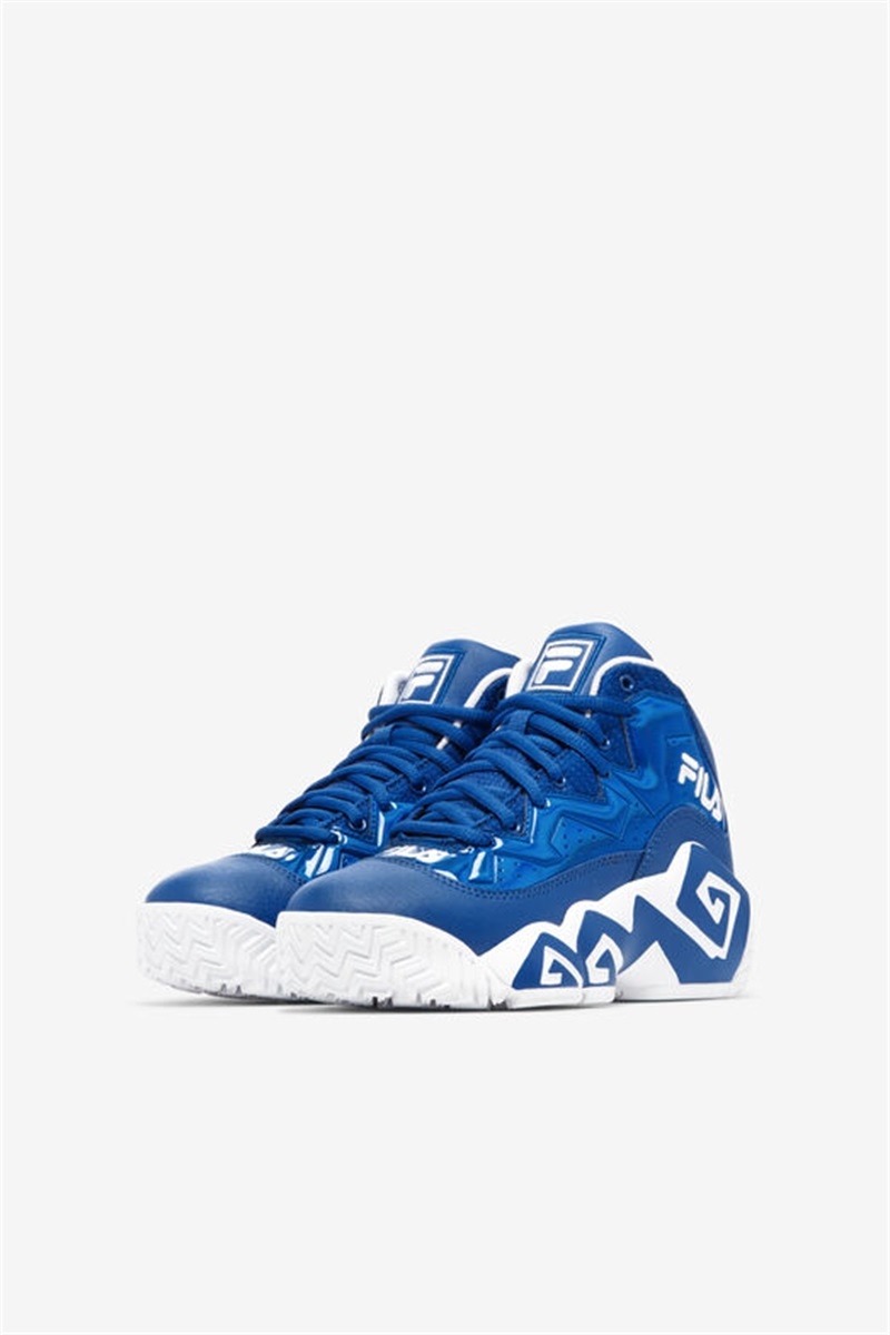 Blue / White Kids' Fila Mb Night Walk Shoes | Saudi Arabia-253687