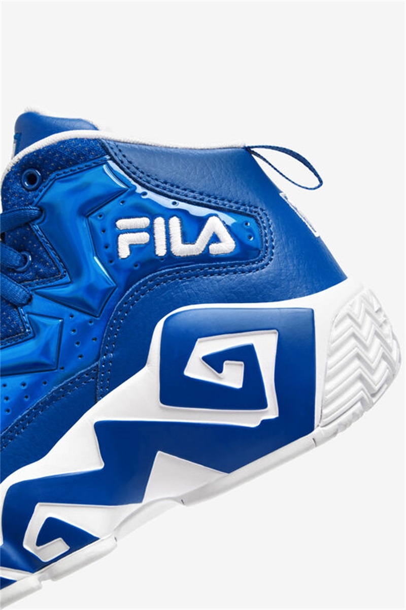 Blue / White Kids' Fila Mb Night Walk Shoes | Saudi Arabia-253687