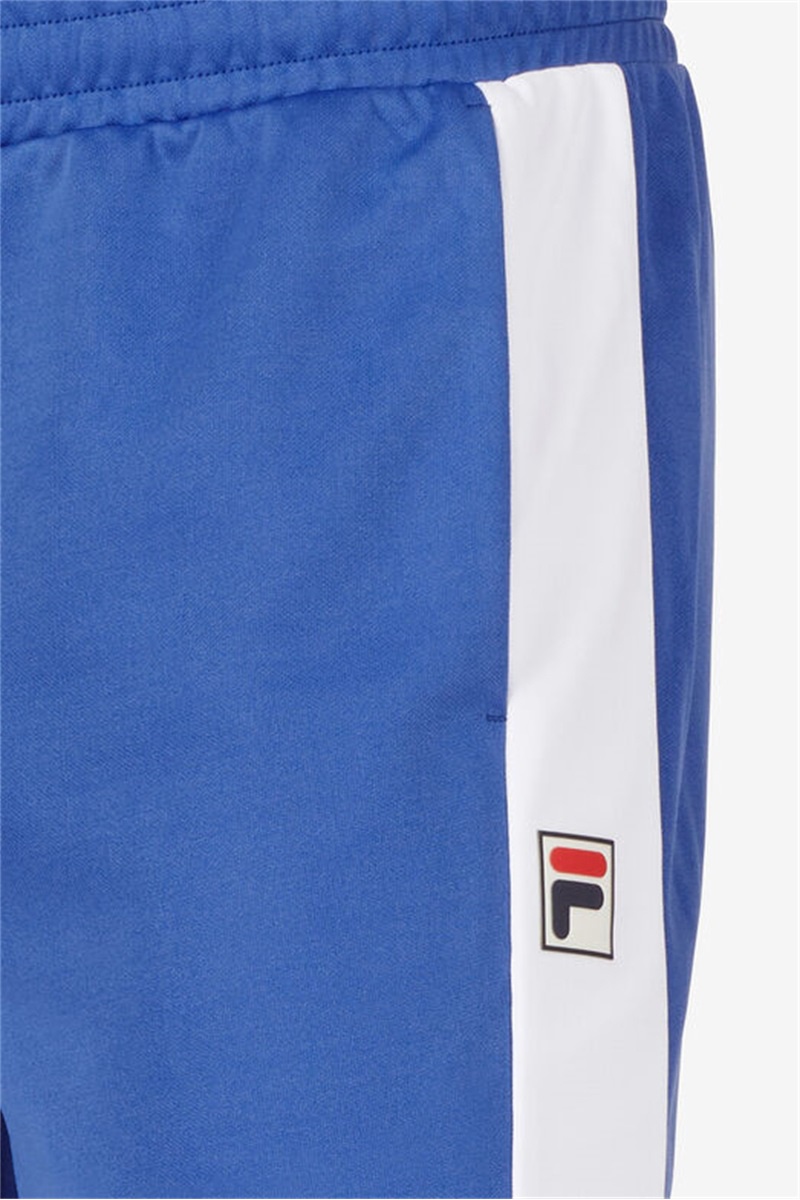 Blue / White Men's Fila La Finale Track Pants | Saudi Arabia-751026