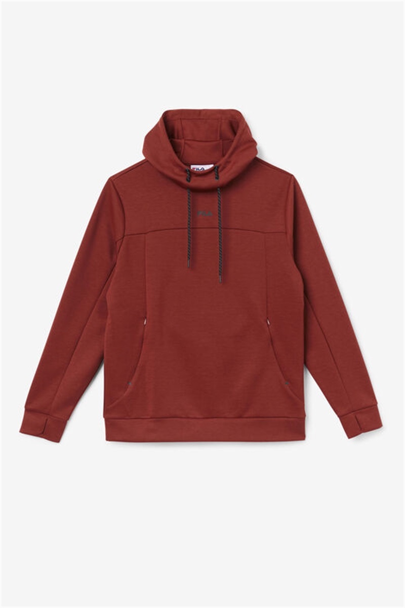 Brown / Black Men\'s Fila Aadheen Hoodie | Saudi Arabia-304271