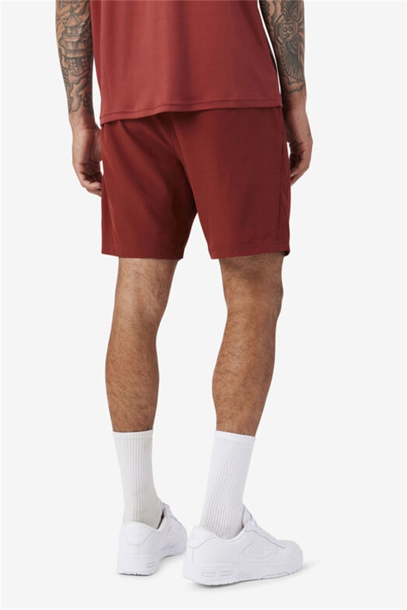 Brown / Black Men's Fila Finula Shorts | Saudi Arabia-562308
