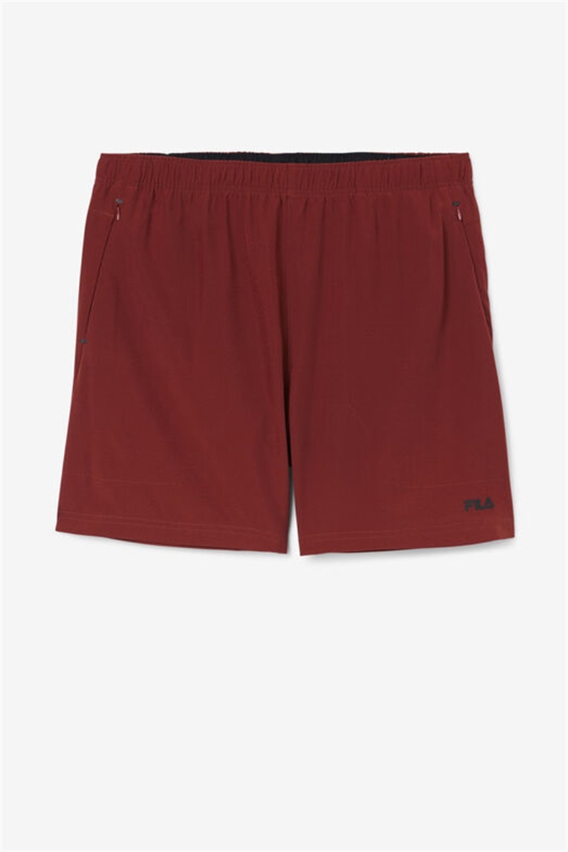 Brown / Black Men\'s Fila Finula Shorts | Saudi Arabia-562308