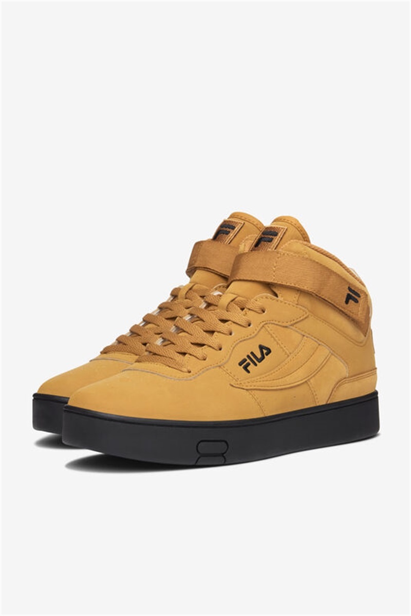 Brown / Black Men's Fila V-10 Lux Sneakers | Saudi Arabia-162098