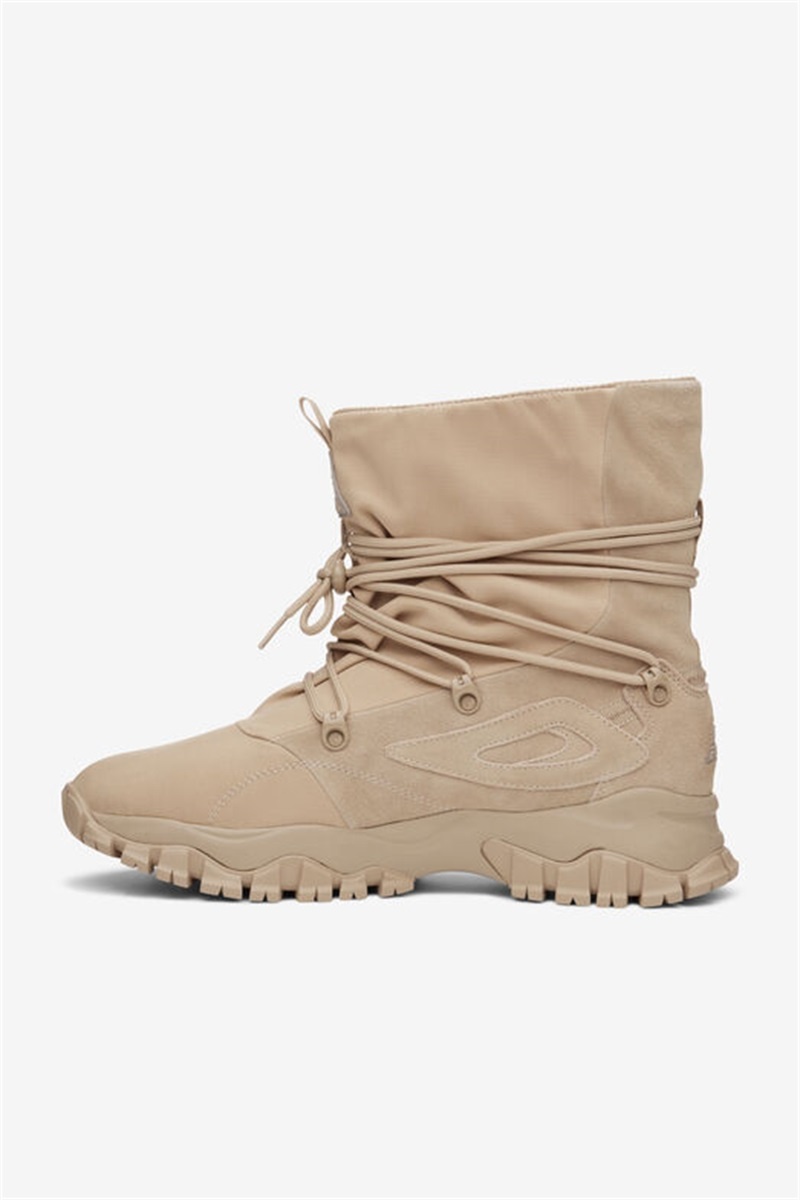 Cream Men's Fila Ray Tracer Sneaker Boots | Saudi Arabia-850234