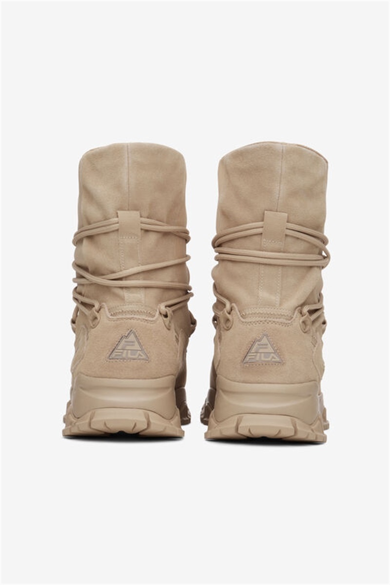 Cream Men's Fila Ray Tracer Sneaker Boots | Saudi Arabia-850234
