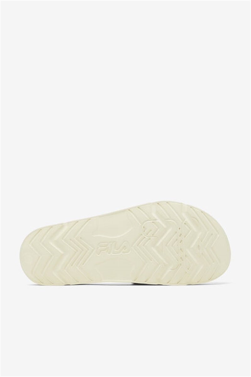 Cream / Navy / Red Men's Fila Drifter Slides | Saudi Arabia-695037
