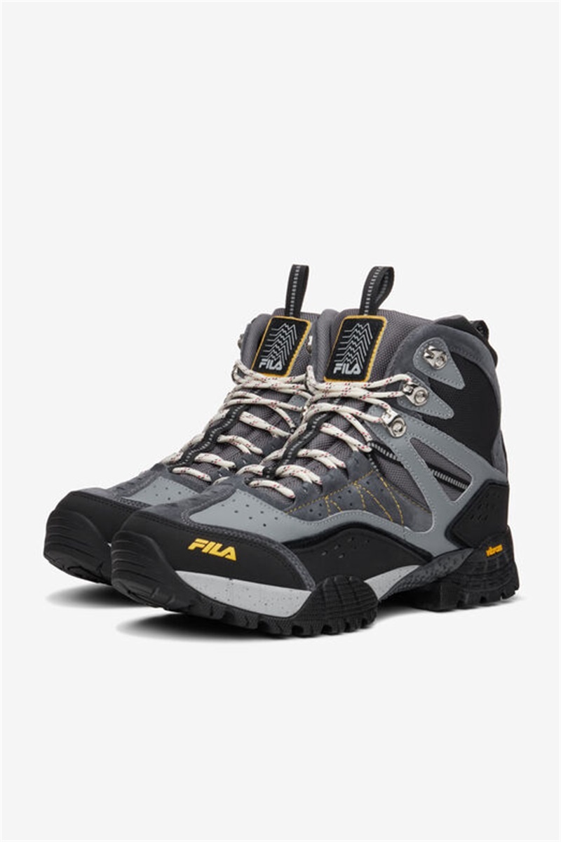 Dark Grey / Black Men's Fila Armada Boots | Saudi Arabia-647213