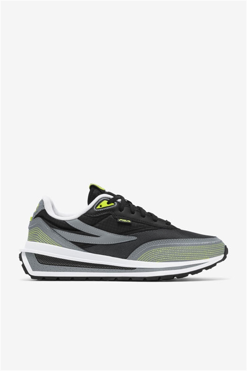 Dark Grey / Black Men\'s Fila Renno Shoes | Saudi Arabia-482063