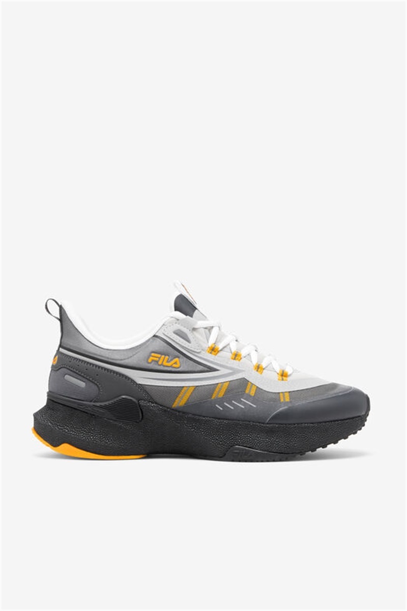 Dark Grey / Gold / Black Men\'s Fila Tactik 5 Nucleus Shoes | Saudi Arabia-569472