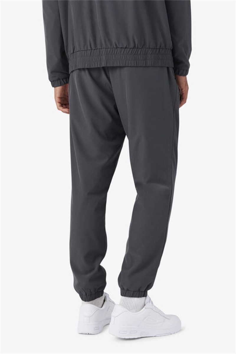 Dark Grey / Purple / White Men's Fila Amar Track Pants | Saudi Arabia-428360