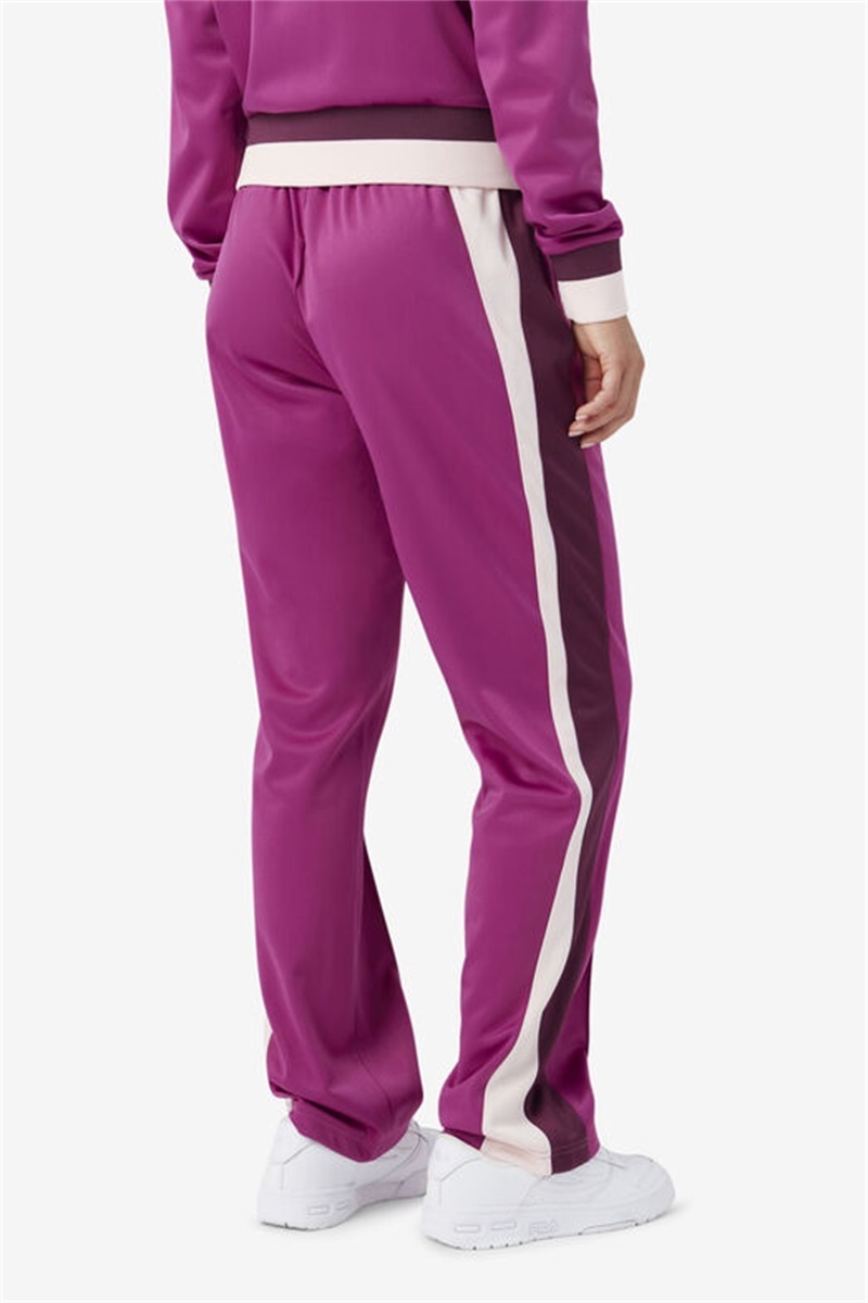 Dark Red / Purple Burgundy Men's Fila Sandy Track Pants | Saudi Arabia-579286