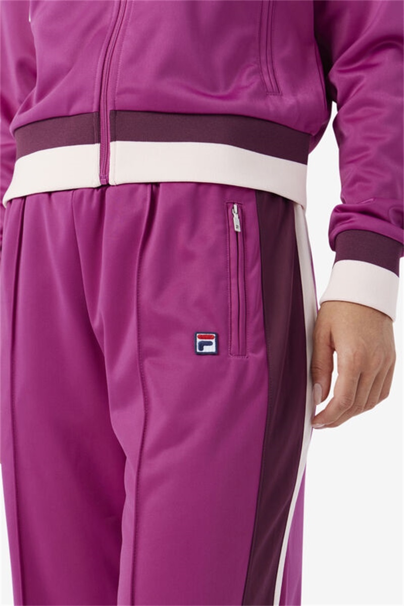 Dark Red / Purple Burgundy Men's Fila Sandy Track Pants | Saudi Arabia-579286