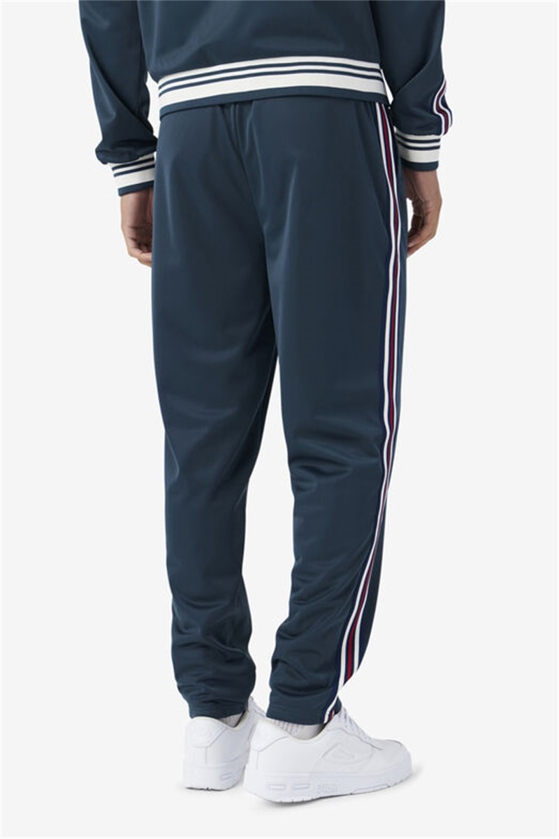 Dark Turquoise Men's Fila Sidney Pants | Saudi Arabia-850726