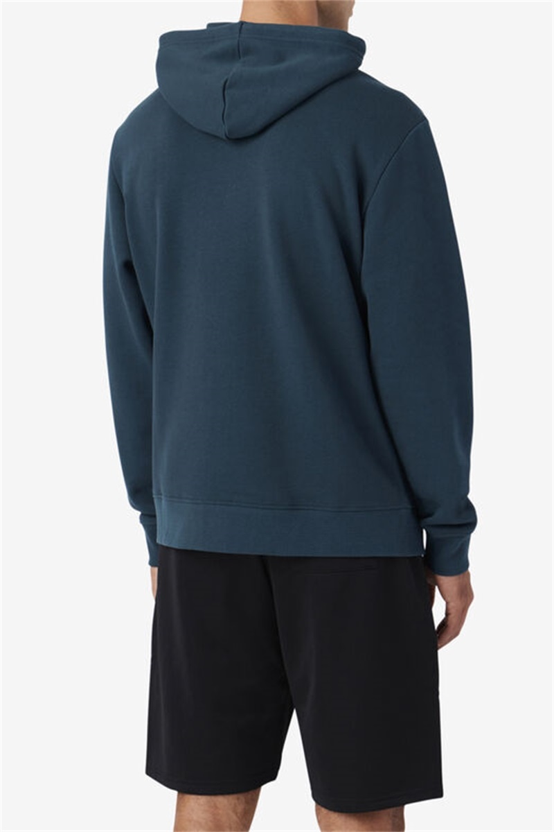 Dark Turquoise / Navy Men's Fila Samari Hoodie | Saudi Arabia-970582