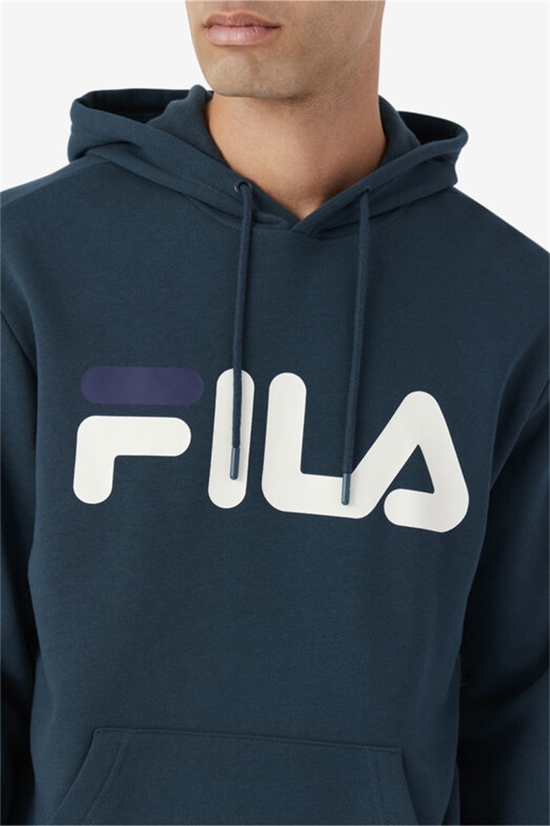 Dark Turquoise / Navy Men's Fila Samari Hoodie | Saudi Arabia-970582
